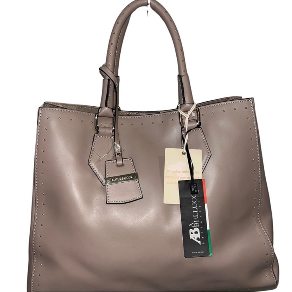 NWT A. Bellucci Italy Leather Satchel/Crossbody